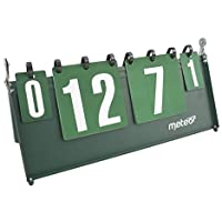 meteor Marcador Deportivo Mesa Scoreboard Portátil de Competencia Deportiva para Fútbol Baloncesto Tenis Ping Pong…